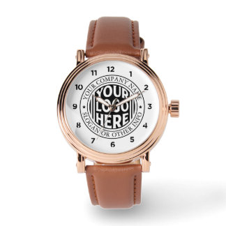 Minimal Business Name And Custom Brand Logo  Watch