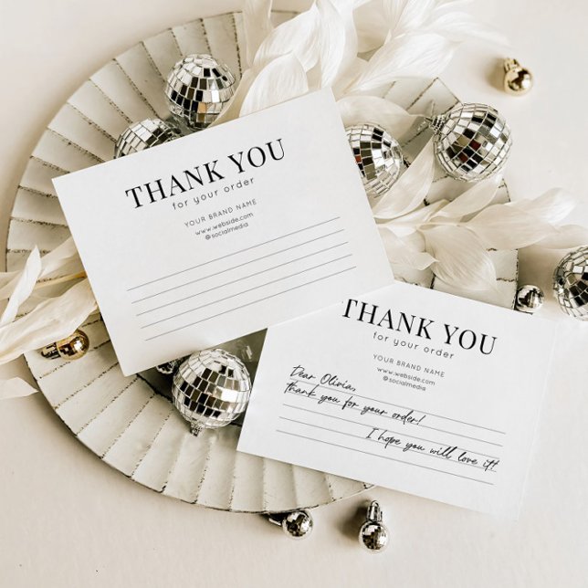  Minimal Business Thank You Card (Creator Uploaded)