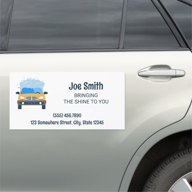 Minimal Car Washing Magnet (In Situ)