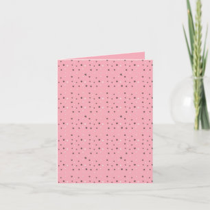 Minimal Cat Faces Pattern on Pink – Cute Pastel  Invitation