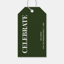 Minimal CELEBRATE | Forest Green Holiday