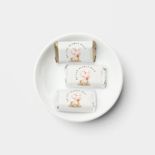 Minimal Chic Blush Bearly Wait Balloon Baby Shower Hershey's Miniatures