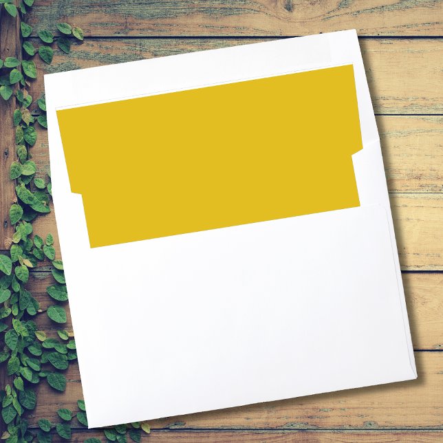 Minimal Chic Honey Yellow – A Cozy and Radiant  Envelope Liner (Creator Uploaded)