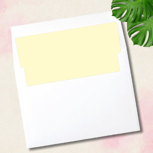 Minimal Chic Lemonade Yellow a Light and Refreshin Envelope Liner