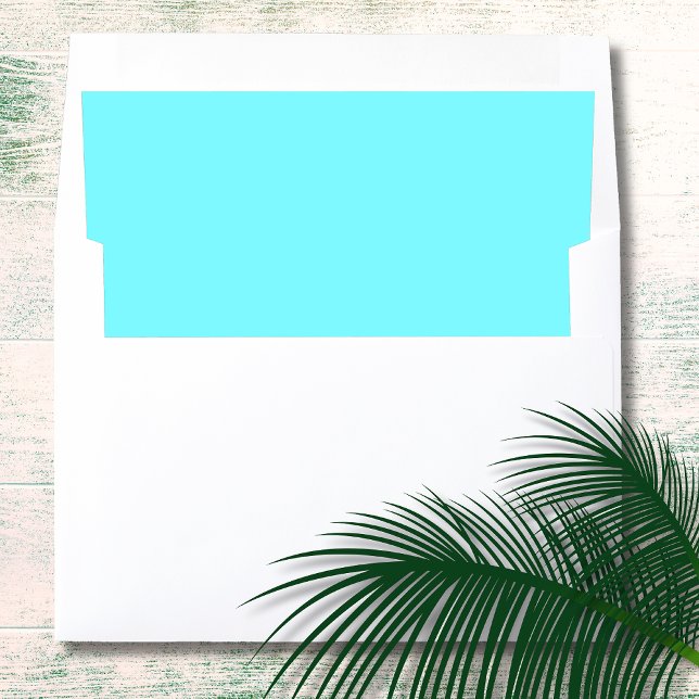 Minimal Chic Neon Electric Blue spark and vibrant Envelope Liner (Creator Uploaded)