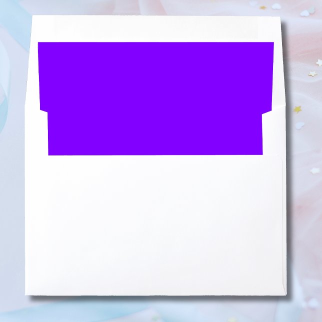 Minimal Chic Neon Indigo magic and unforgettable  Envelope Liner (Creator Uploaded)