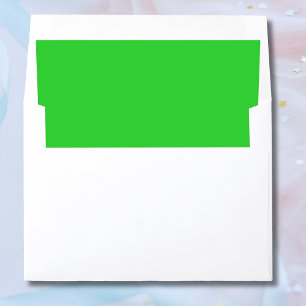 Minimal Chic Neon Lime Green burst and dynamic  Envelope Liner