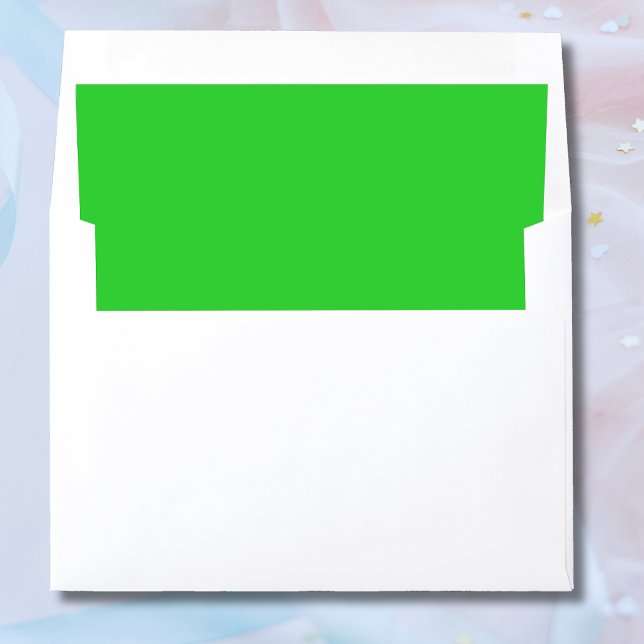 Minimal Chic Neon Lime Green burst and dynamic  Envelope Liner (Creator Uploaded)