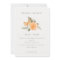Minimal Chic Orange Boho Botanical Wedding Invite