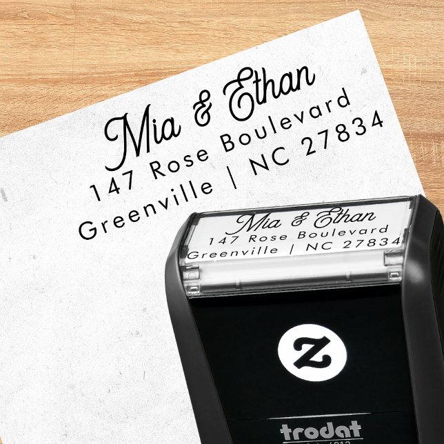 Minimal Chic Self-Inking Return Address Stamp (Creator Uploaded)