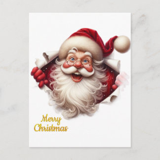 Minimal Christmas Postcard | Line Art Tree | Kalir