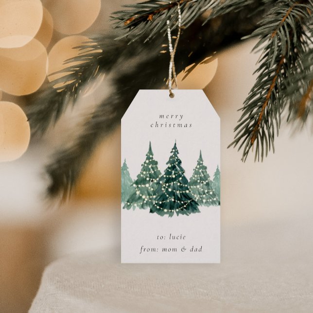 Minimal Christmas Tree Gift Tag (Creator Uploaded)
