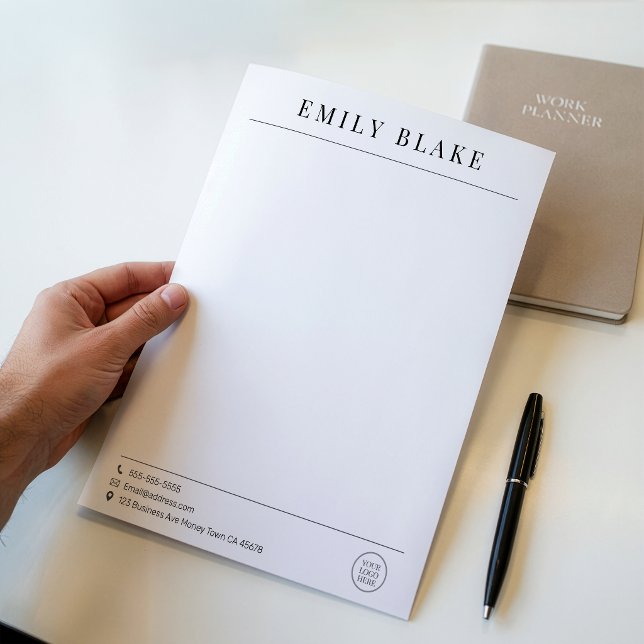 Minimal Classic Business With Logo Letterhead (Creator Uploaded)