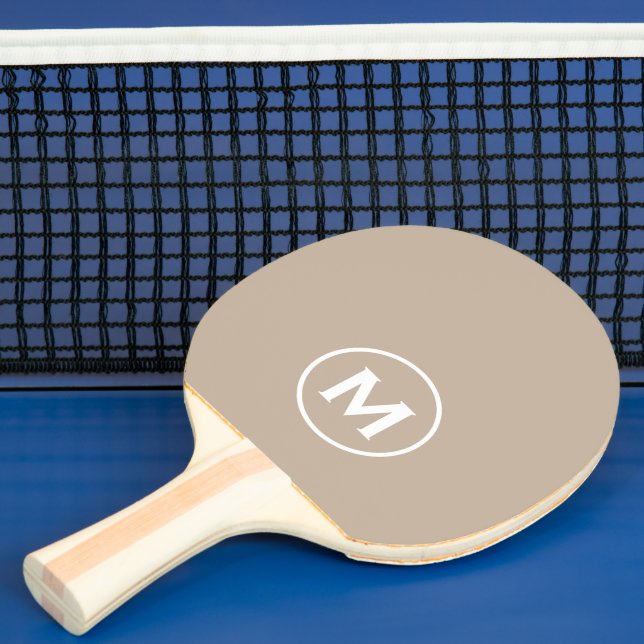Minimal Classic Monogram Ping Pong Paddle (Insitu)