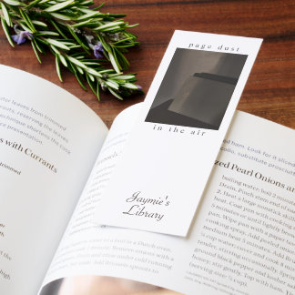 Minimal Classic Muted Book Photo Bookmarks