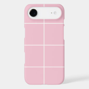 Minimal Color Grid Check Pattern iPhone 17 Air Case