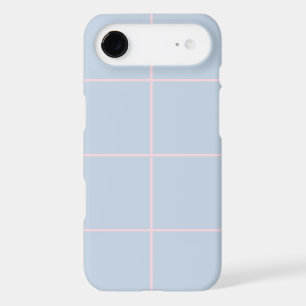 Minimal Color Grid Check Pattern iPhone 17 Air Case