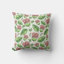 Minimal colorful floral pattern