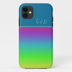 minimal colorful lgbtq gay pride month iPhone 11 case