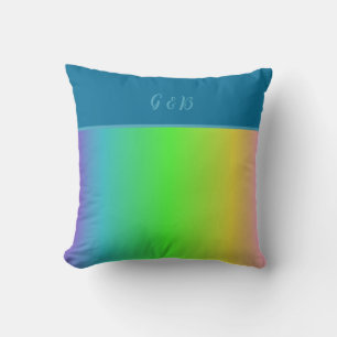 minimal colorful lgbtq gay pride month throw pillow