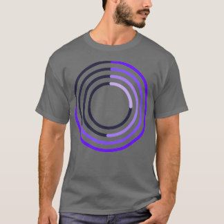 Minimal Colorful Stacked Pie Chart T-Shirt