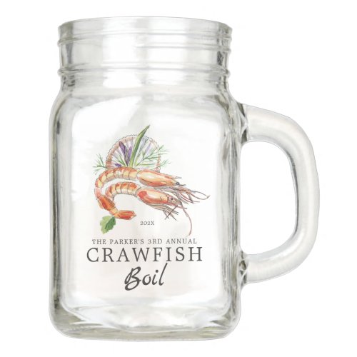 Minimal Crawfish Boil  Mason Jar