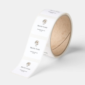 Minimal Custom Business Label | Roll of Packaging 