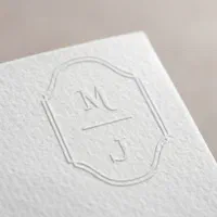 Illustration Of MP Or PM Monogram Classic Style, Initial Wedding