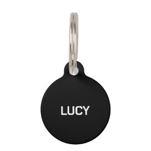 Minimal Custom Name Dog & Cat Pet ID Tag