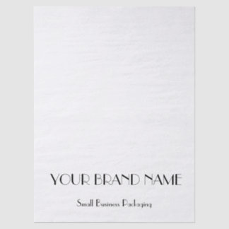 Minimal Custom  tissue paper for Small Business