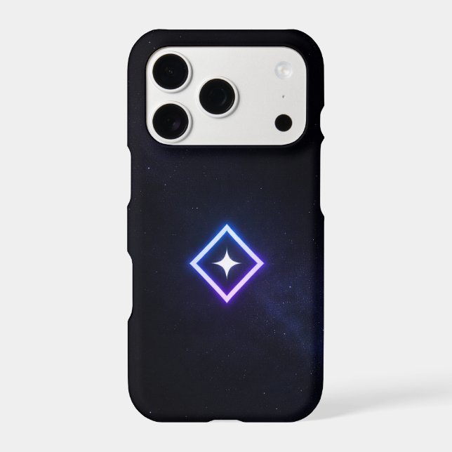 Minimal Dark Galaxy Phone Case (Back)
