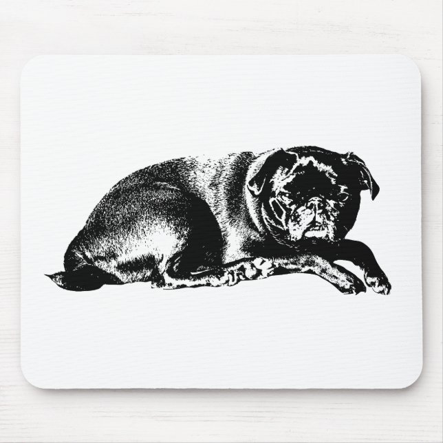 Minimal Desk, Creative Mood Mouse Pad (Front)