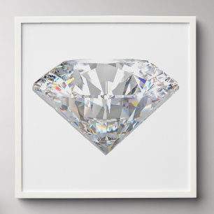 Minimal Diamond Sparkle Aesthetic Peel And Stick Photo Tile