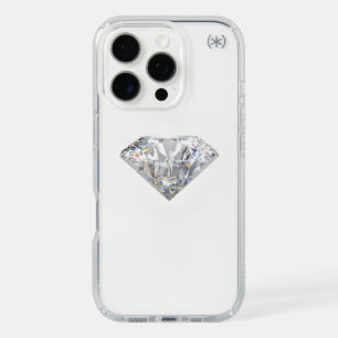 Minimal Diamond Sparkle Aesthetic iPhone 16 Pro Case