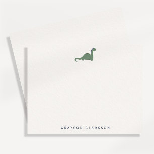 Minimal Dinosaur Kids Note Card 