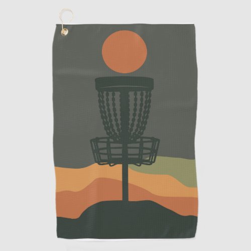 Minimal Disc Golf Basket Disc Towel