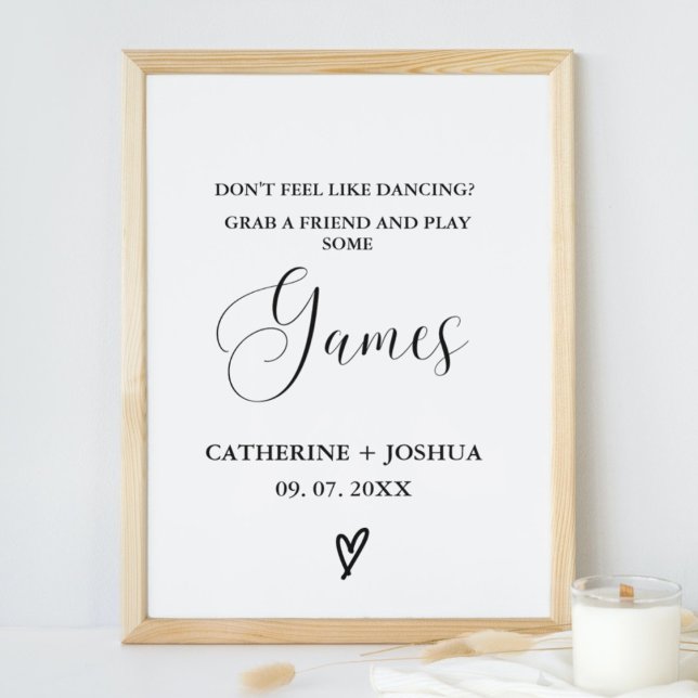 Minimal Dont feel like dancing play some game sign (Creator Uploaded)