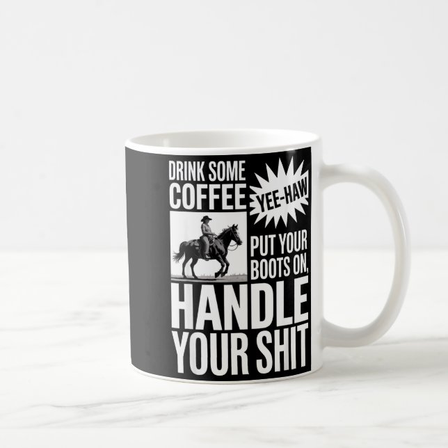 Minimal Drink Some Coffee Put Your Mug (Right)