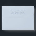 Minimal Dusty Blue Return Address Envelope<br><div class="desc">Minimal Dusty Blue Return Address</div>