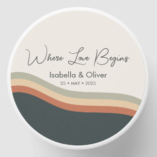 Minimal Earthy Wedding Favor Mini Candle Favors
