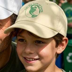 Minimal Eco For the Love of Earth  Gift Hat