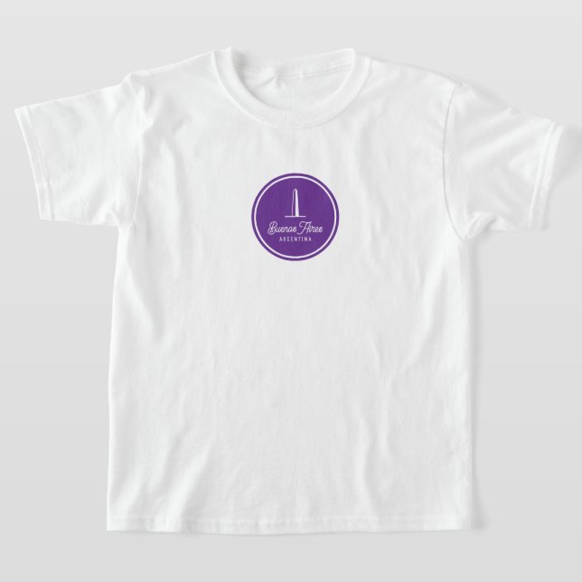 Minimal, Elegant Buenos Aires, Argentina  T-Shirt (Laydown)