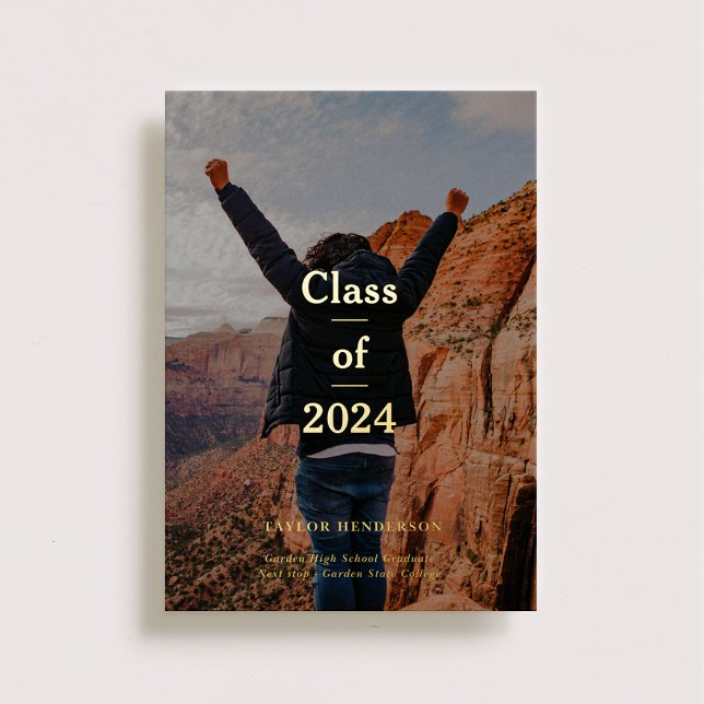 Minimal Elegant Grad Announcement (Creator Uploaded)