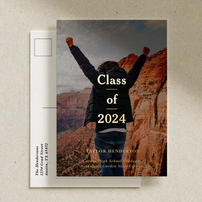 Minimal Elegant Grad Announcement (Creator Uploaded)