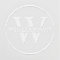 Minimal Elegant Monogram Family Name Circle Crest