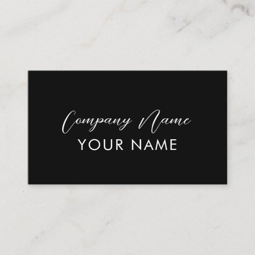 Minimal Elegant Salon Business Card | Modern Hair