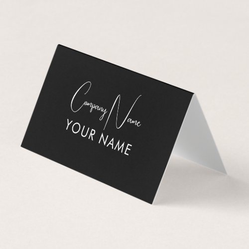 Minimal Elegant Salon Business Card | Modern Hair