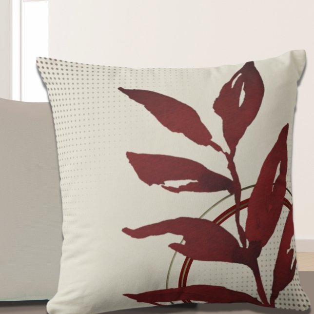 Minimal Elegant Watercolor Throw Pillow (Creator Uploaded)