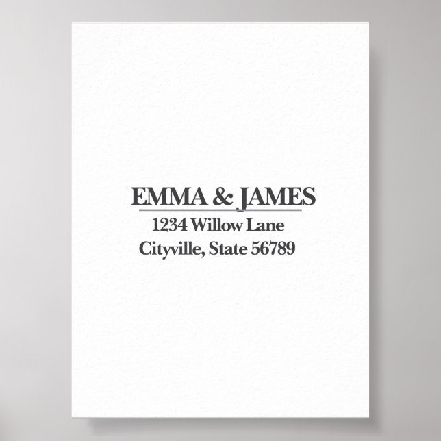 Minimal Elegant Wedding Welcome Sign – Ivory Marbl (Front)