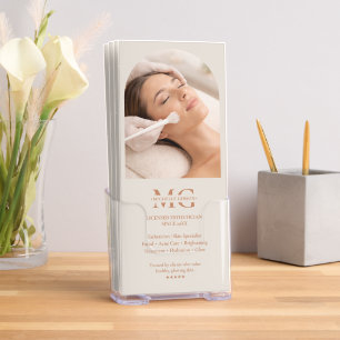 Minimal Esthetician Tanning Specialist Price List Brochure
